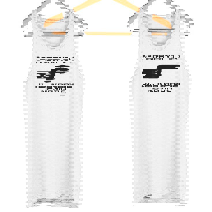 スタートレック 次世代uSSエンタープライズプロファイル タンクトップ