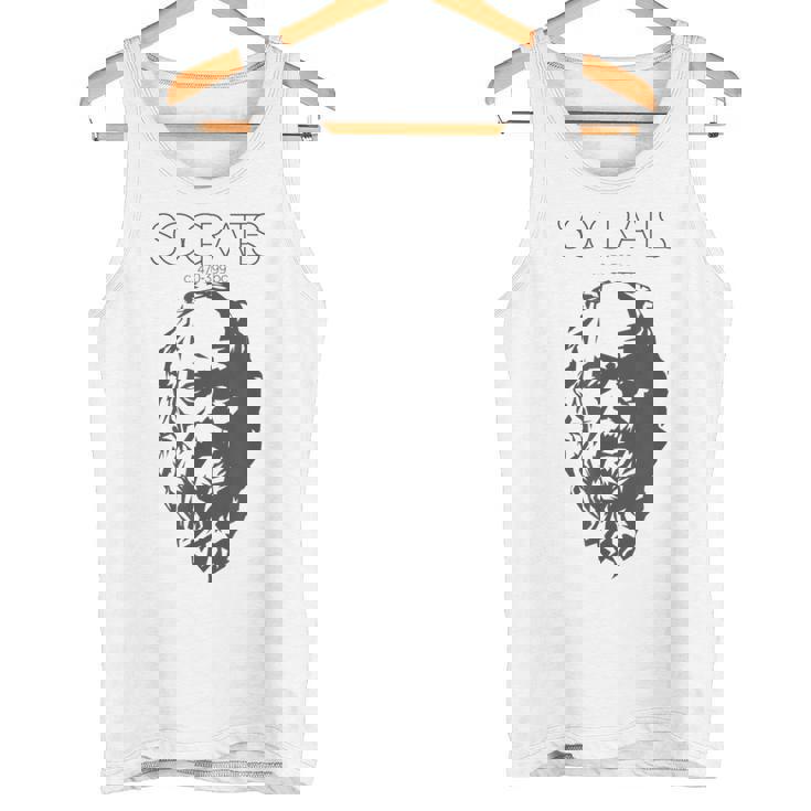ソクラテスtシャツ 古代ギリシャ哲学者 タンクトップ