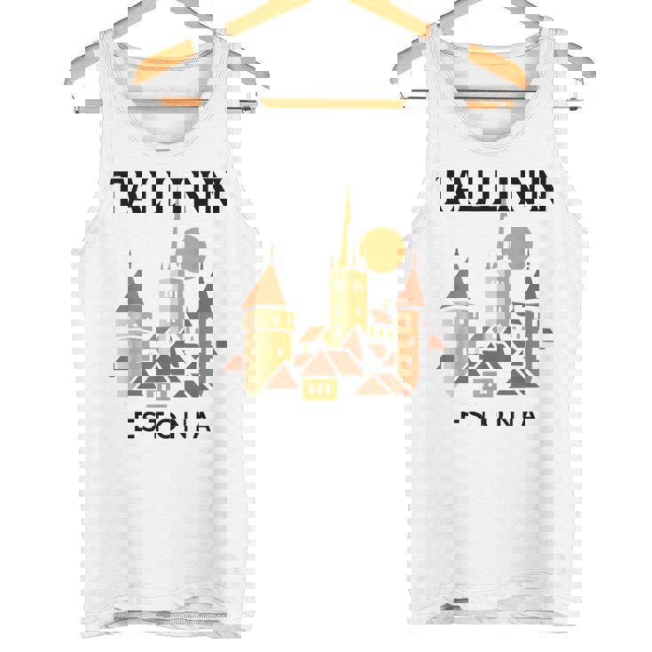 タリン エストニア 中世 旧市街 ヴィンテージ レトロ エストニア タンクトップ