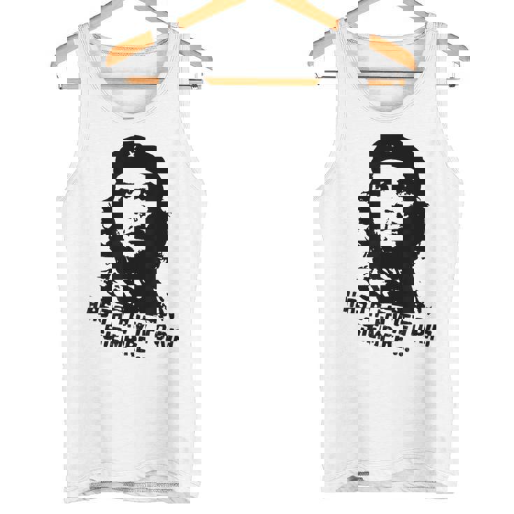 チェ・ゲバラ・キューバ革命「ハスタ・ラ・ヴィクトリア・シェンプレ」 タンクトップ