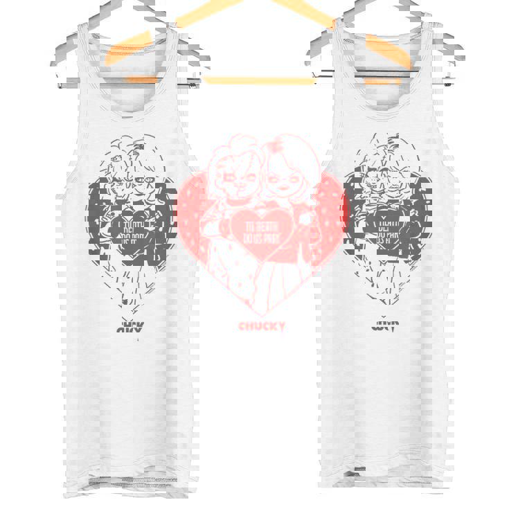 チャッキー＆ティファニーティル・デス・ドゥ・アス・パート・バレンタイン タンクトップ