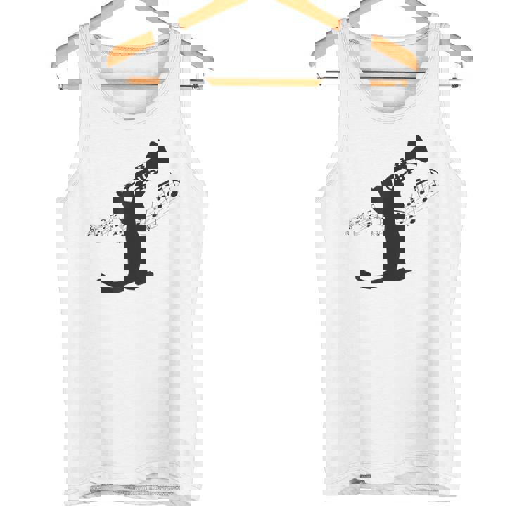 トランペット奏者猫 タンクトップ