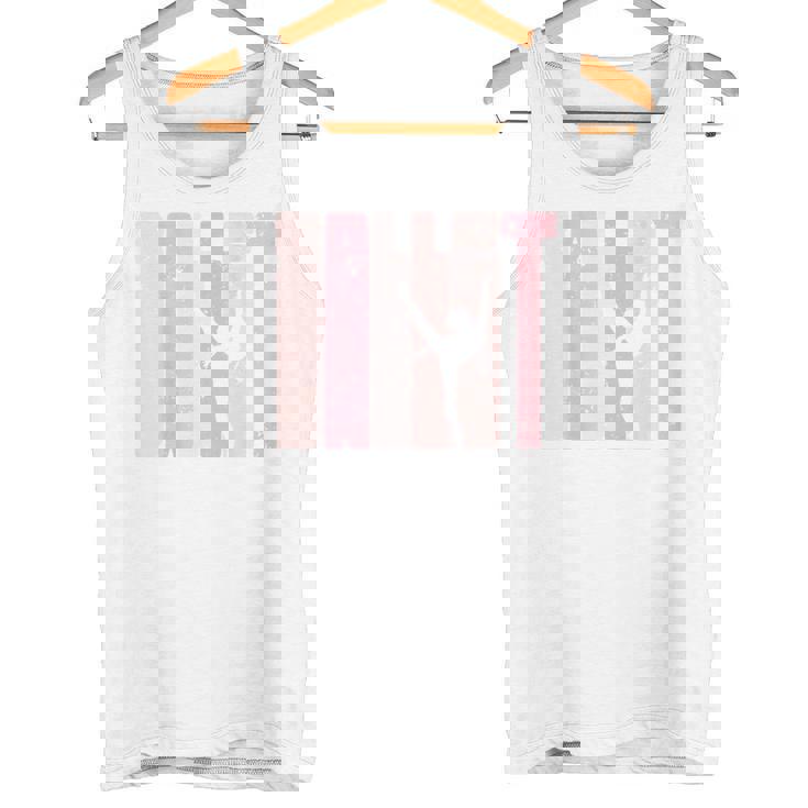 バレエ カットアウト アラベスク バックプリント ダンス タンクトップ