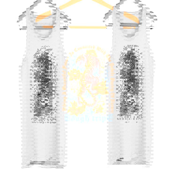 ヒップホップ ビンテージ レトロ アーバン Y2k Hip Hop バックプリント ストリートウェア タイガー タンクトップ