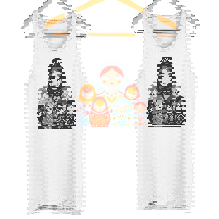 マトリョーシカ ロシア人形 入れ子人形 マトリョーシカ 長袖tシャツ タンクトップ