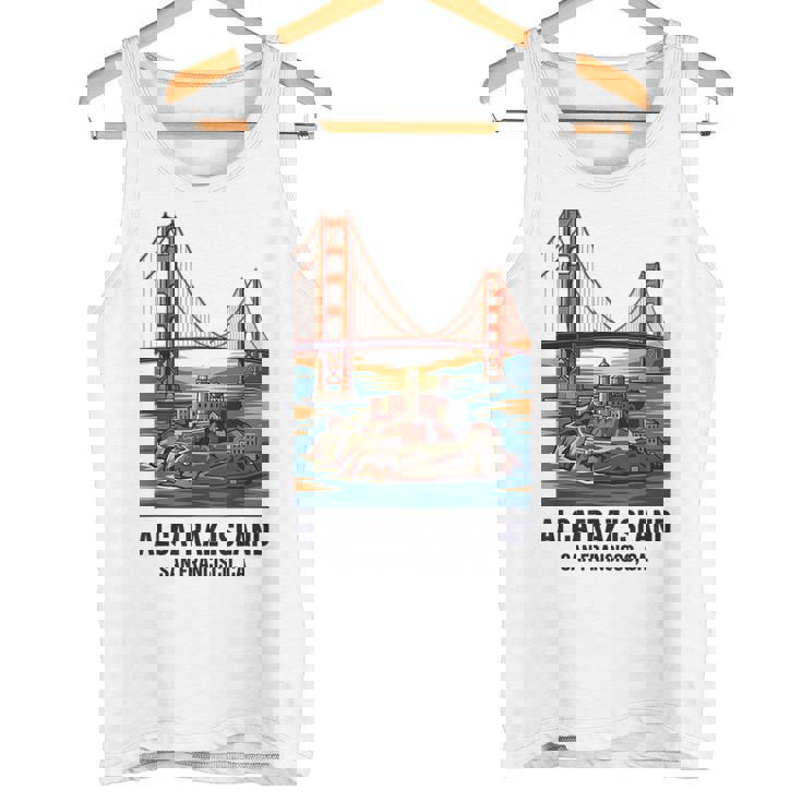 ヴィンテージ アルカトラズ島 サンフランシスコ ゴールデンゲート ベイエリア タンクトップ