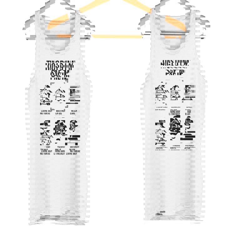 暇なときにやること、キャンピングカー、キャンピングカー タンクトップ