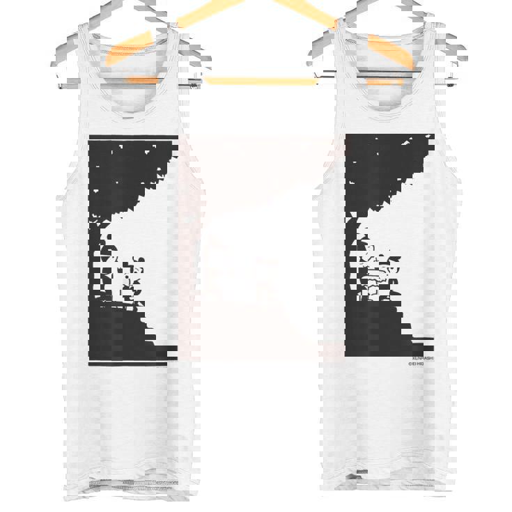 詩とメルヘン 東君平 なつのたぬき タンクトップ