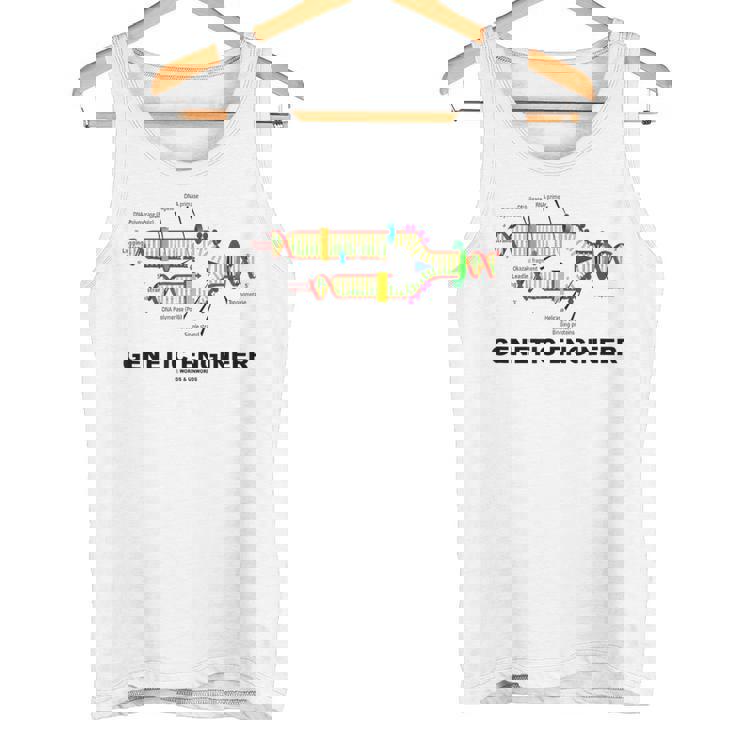 遺伝子工学者 Dna複製 分子生物学 ユーモア タンクトップ