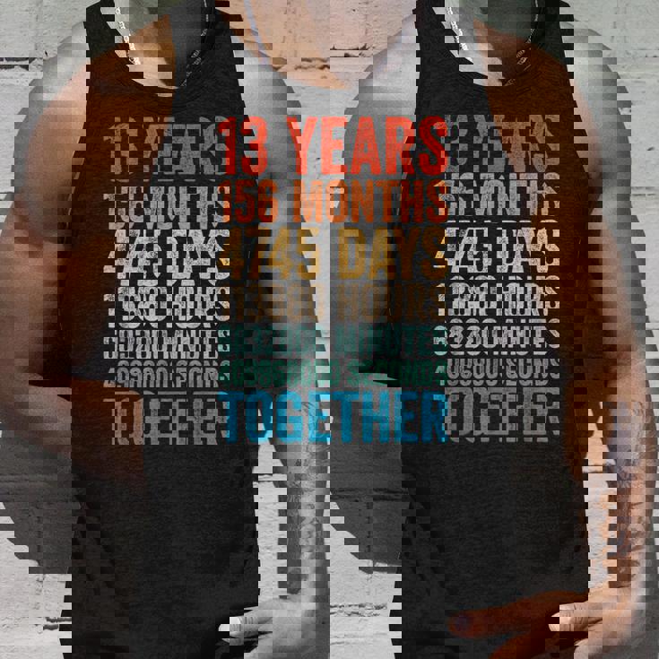 13年目の記念日 彼 彼女 カップル 13回目の結婚 タンクトップ 彼への贈り物