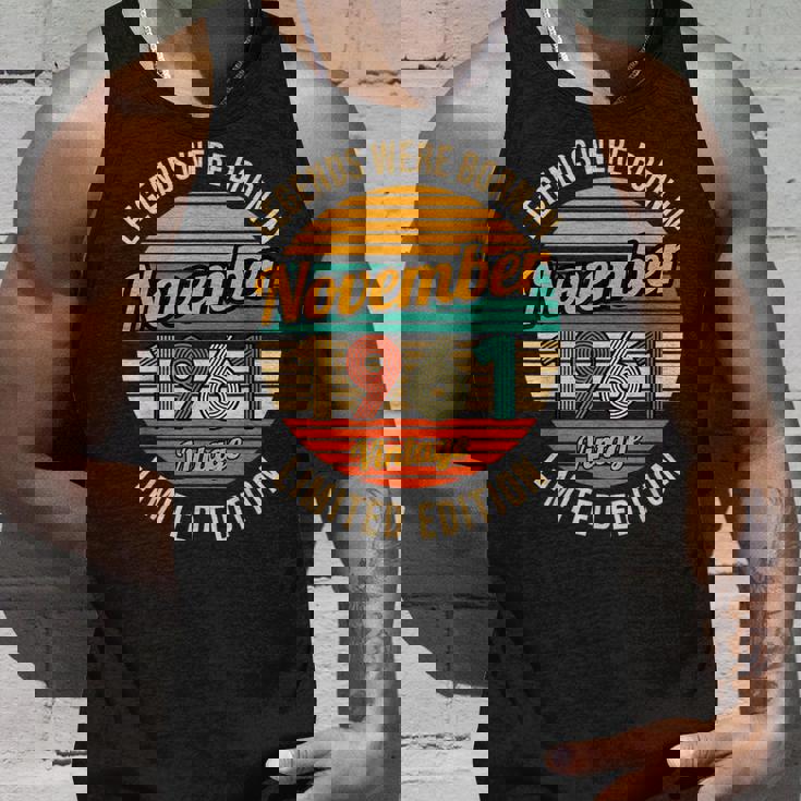 1961年11月生まれのレジェンドたち 62歳の誕生日 タンクトップ 彼への贈り物