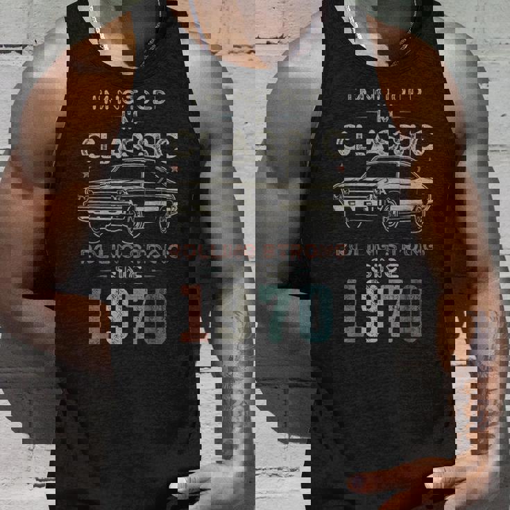1970年生まれ、56歳の誕生日 クラシックカー タンクトップ 彼への贈り物