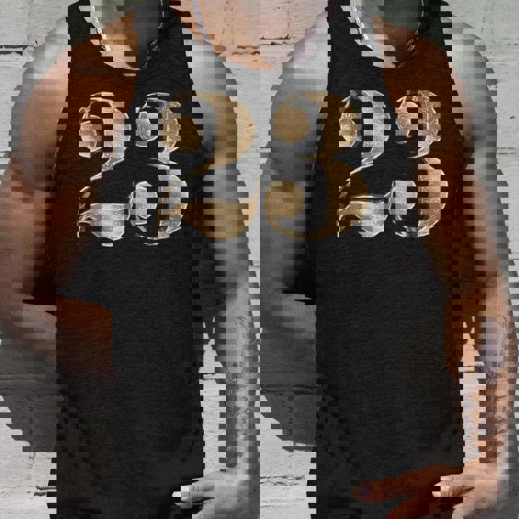 23 23 誕生日 お気に入り 数字 フルール・ド・リス タンクトップ 彼への贈り物