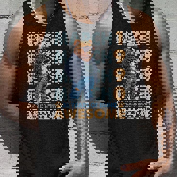 36Th Birthday Cool Bear March 1990Intage 36 Years Old タンクトップ 彼への贈り物