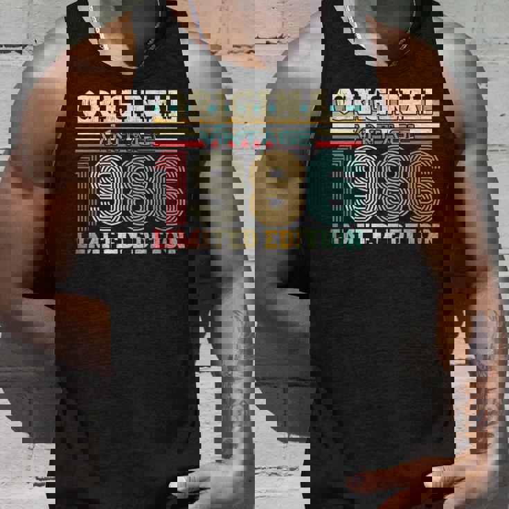 40 歳の誕生日 男性 オリジナル ヴィンテージ 1986 年 ギフト 長袖tシャツ タンクトップ 彼への贈り物