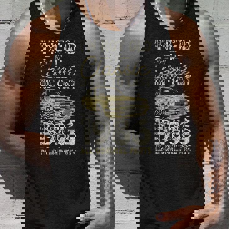 40 歳の誕生日、1986 年以来、クラシックカー、40 歳 タンクトップ 彼への贈り物