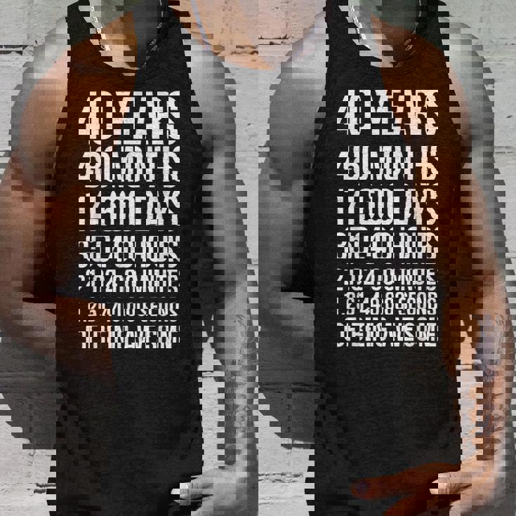 40歳の誕生日プレゼント 40歳用 タンクトップ 彼への贈り物