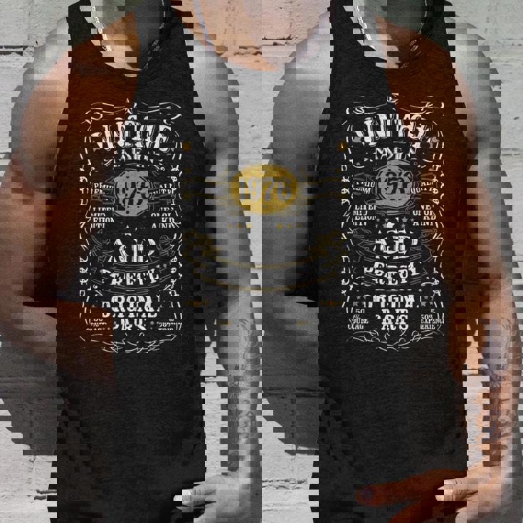 50歳の誕生日プレゼント ヴィンテージ 1976年 男性 面白い 50歳 1976年 タンクトップ 彼への贈り物