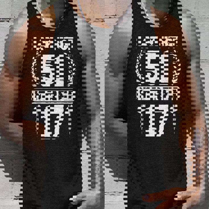 51歳の誕生日 ダーツプレイヤー おもしろダーツ タンクトップ 彼への贈り物