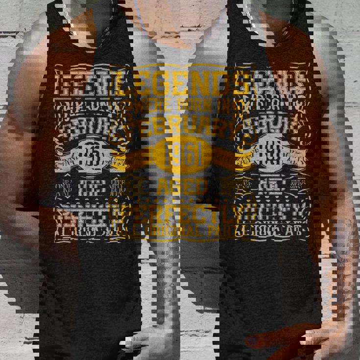 55歳の誕生日伝説は1961年2月に誕生しました。 タンクトップ 彼への贈り物