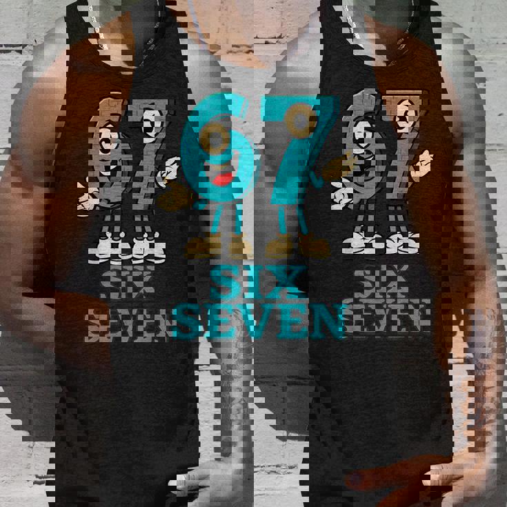 67 シックスセブン 6-7 面白いイタリアンブレインロットスラングゲームミーム タンクトップ 彼への贈り物