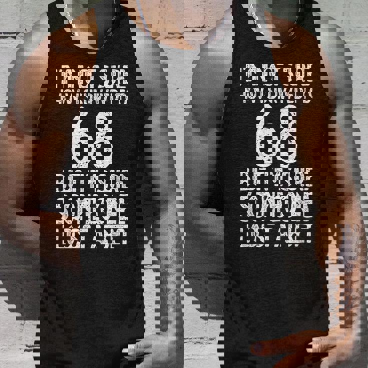 68歳の誕生日に 面白い68歳の誕生日 タンクトップ 彼への贈り物