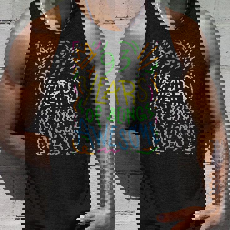 93 Years Of Being Awesome 93歳の誕生日 93歳 タンクトップ 彼への贈り物