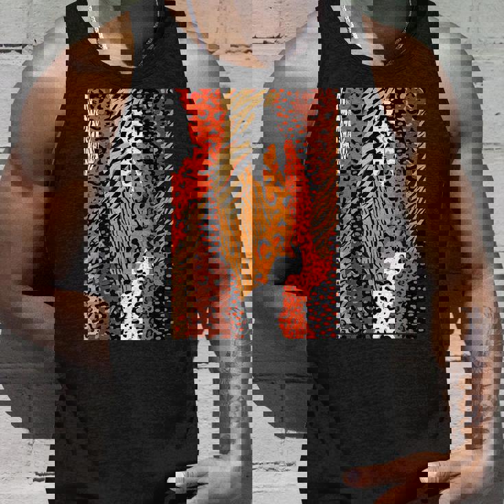 Africa アフリカ Animal Print Africa Is Calling タンクトップ 彼への贈り物