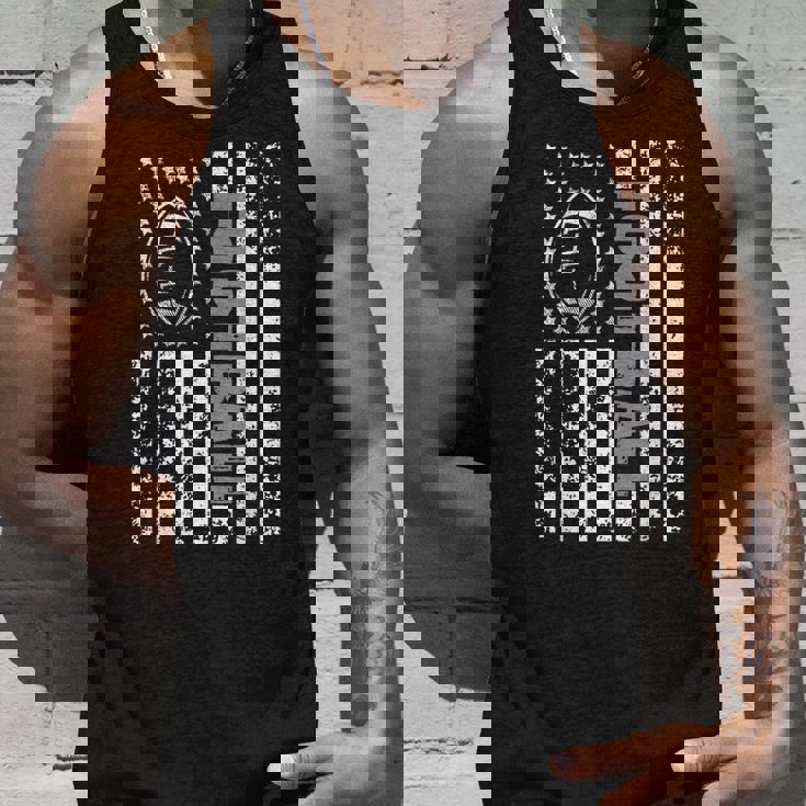 American Flag Football Patriotic Football Tank Top Gifts for Him