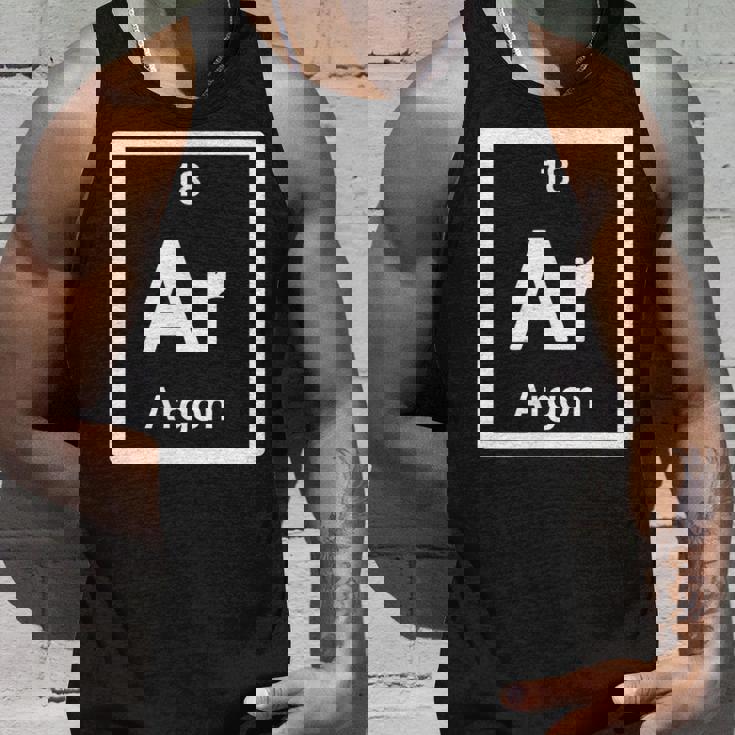 Argon Ar 元素周期表 サイエンスギフト タンクトップ 彼への贈り物