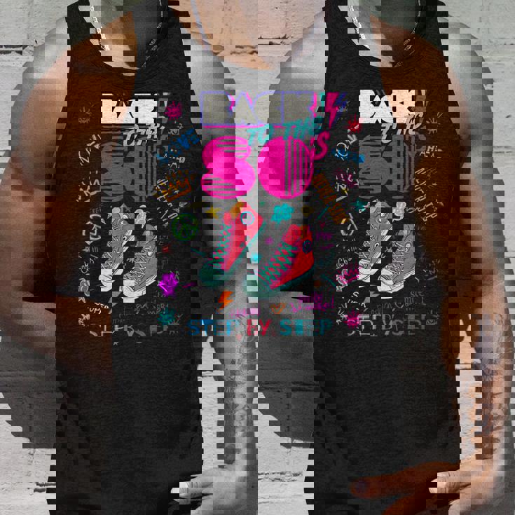 Back To 80'S ヴィンテージレトロi Love 80年代グラフィックデザイン タンクトップ 彼への贈り物