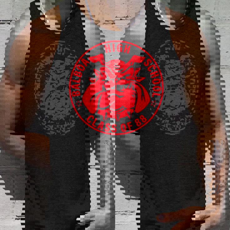 Balboa Highchool Bulldog Class Of 1988 パナマ運河ゾーン タンクトップ 彼への贈り物
