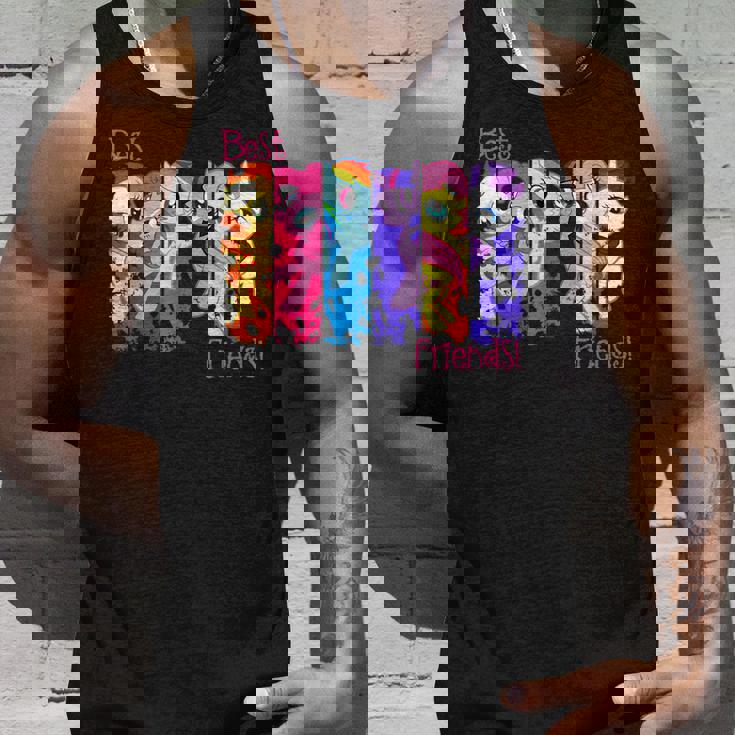 Best Friend レトロレインボーダッシュフラッターシャイレアリティ タンクトップ 彼への贈り物