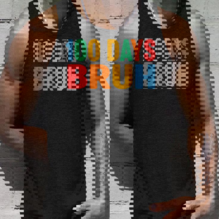 Bruh 100Th Day Ofchool 100 Days Ofchool シャツ キッズ 男の子 タンクトップ 彼への贈り物