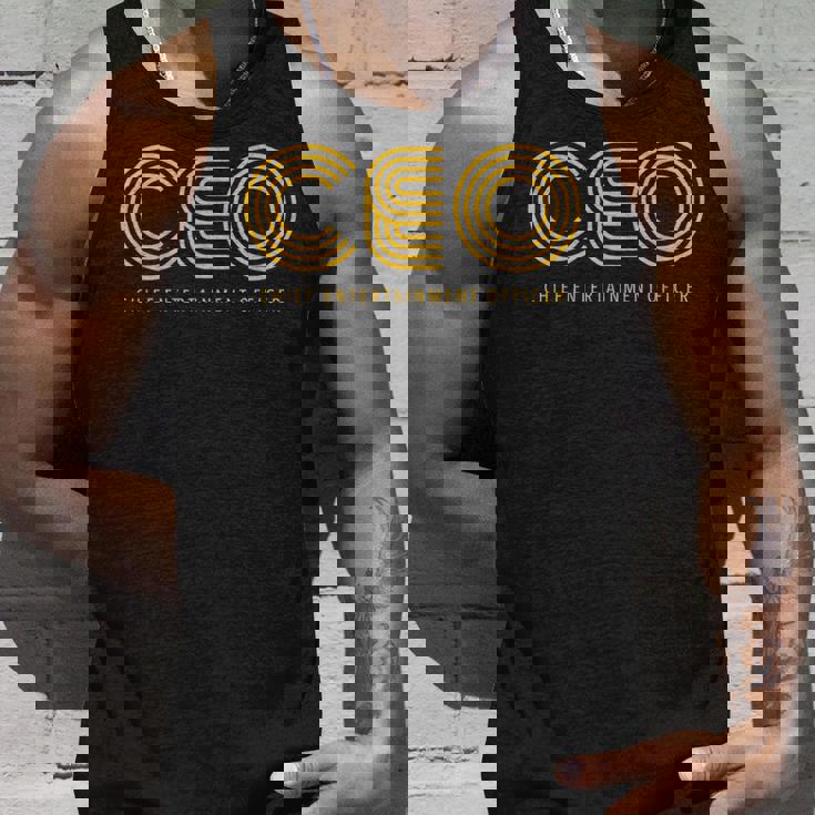 Ceo チーフエンターテインメントオフィサー タンクトップ 彼への贈り物