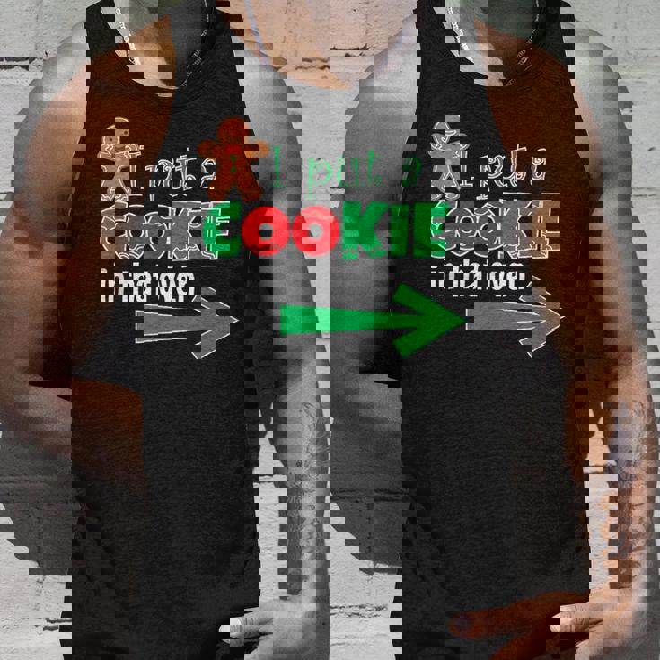 Cookie In That Oven Christmas Pregnancy Announcement Dad Canotta Regalos para él