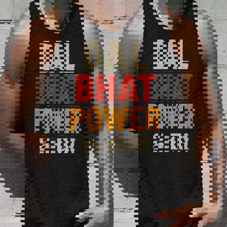 Dal Bhat Power 24 Hour ネパールトレッキングデザイン タンクトップ 彼への贈り物