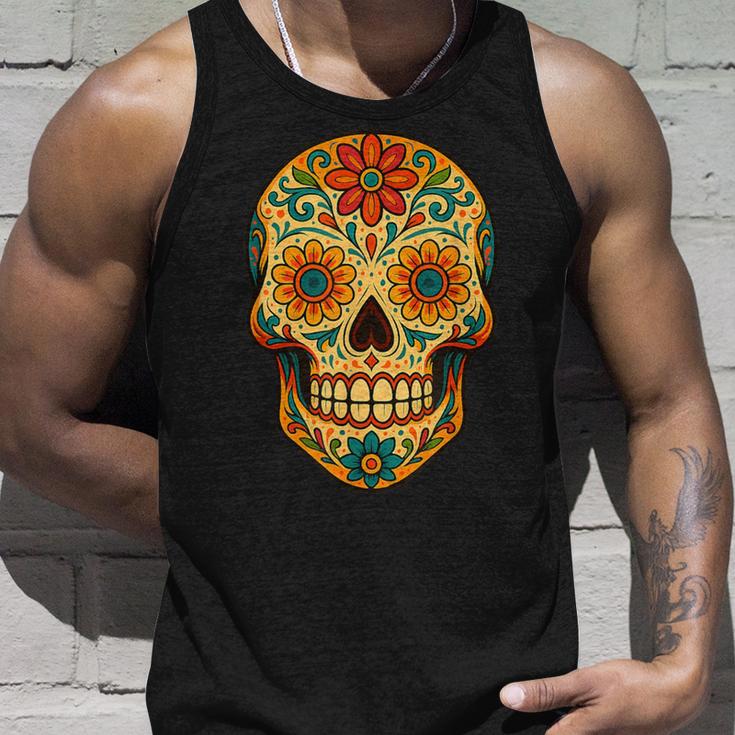 Dia De Los Muertos Crâne Enucre Débardeur e Cadeaux pour lui