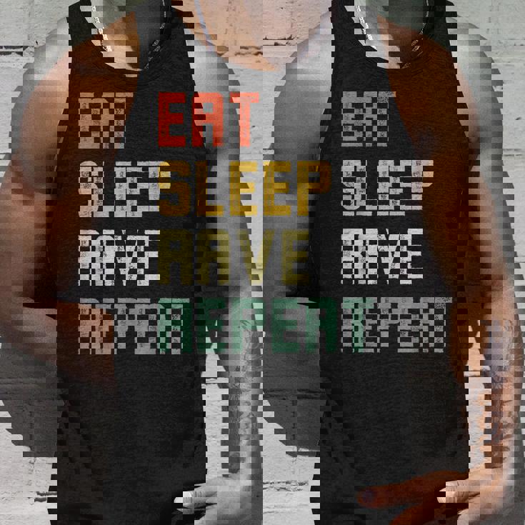 Eatleep Rave Repeat Edm テクノ タンクトップ 彼への贈り物