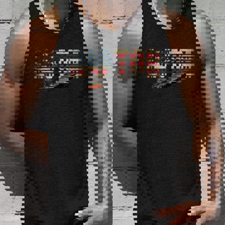 F-22 F22 ラプター ジェット戦闘機 アメリカ国旗 パイロット タンクトップ 彼への贈り物