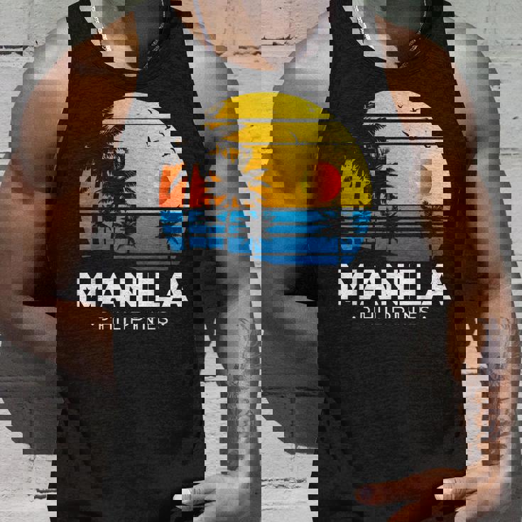 Filipina フィリピノ ヤシの木 マニラ トロピカル フィリピン タンクトップ 彼への贈り物