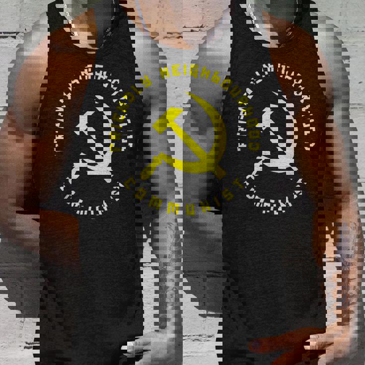 Friendly Neighbourhood Communist 面白い共産主義 タンクトップ 彼への贈り物