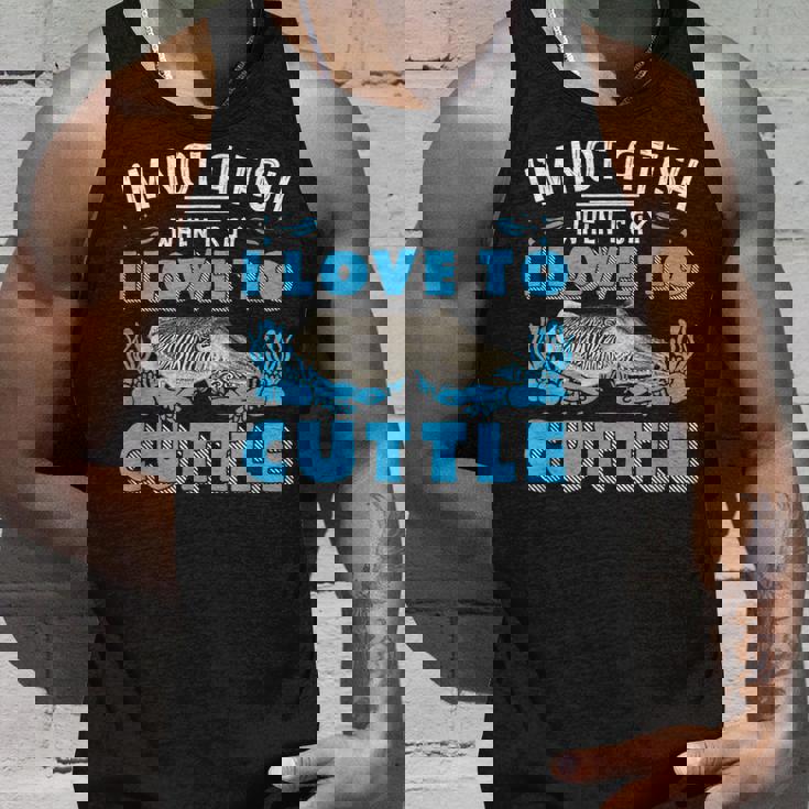 I'm Not A Fish When Iay I Love To Cuttlefish タンクトップ 彼への贈り物