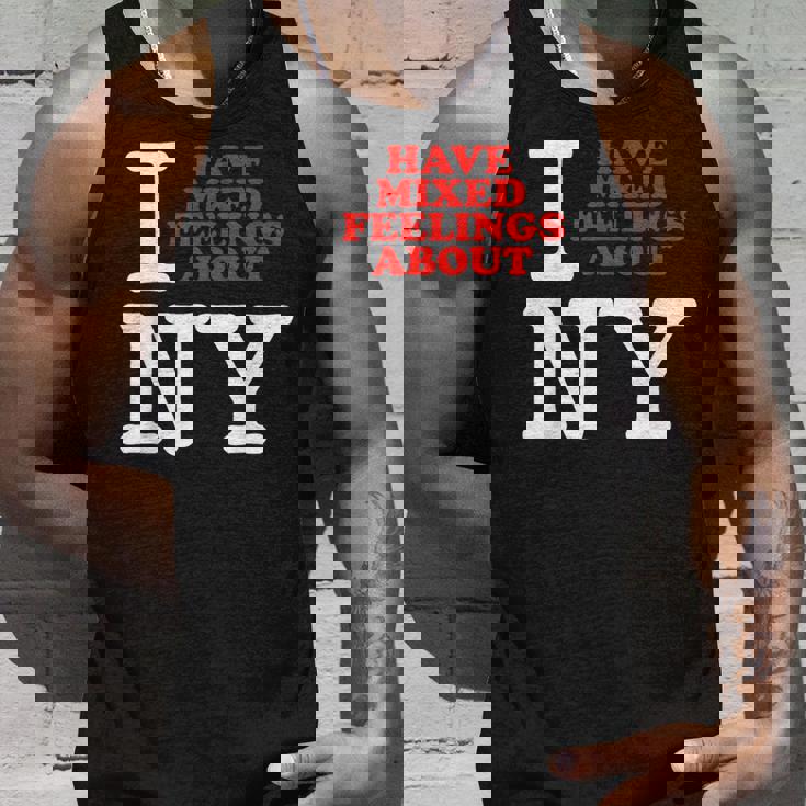I Have Mixed Feelings About New York タンクトップ 彼への贈り物