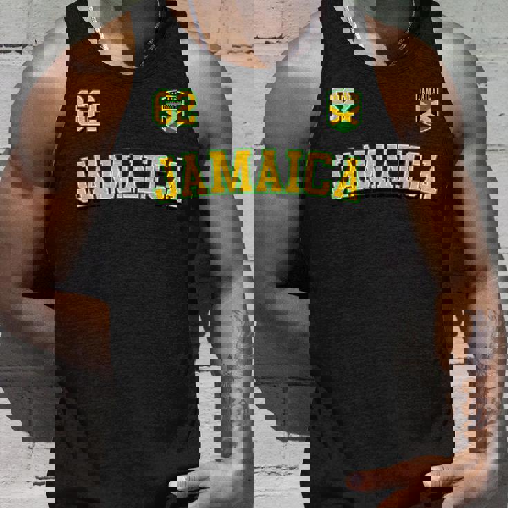 Jamaica 62 2024 年独立記念日ジャマイカ国旗ジャージ 長袖tシャツ タンクトップ 彼への贈り物