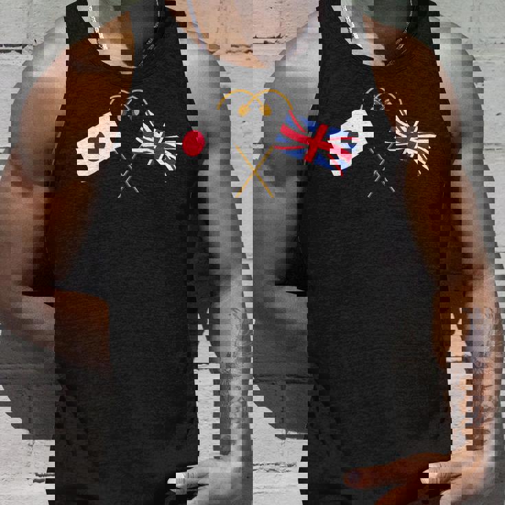 Japanese Flag British Flag 英国遺産 イングリッシュルーツ 日本の国旗 イギリスの国旗 タンクトップ 彼への贈り物