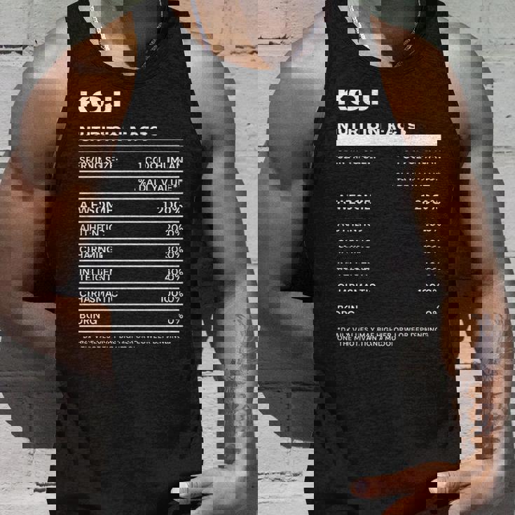 Koji 栄養成分表示 タンクトップ 彼への贈り物