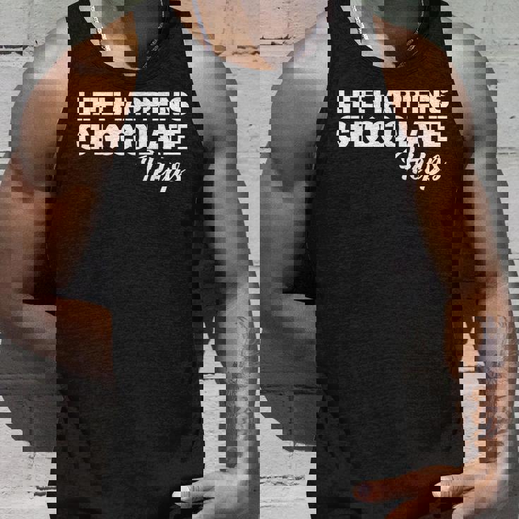 Life Happens チョコレートヘルプ タンクトップ 彼への贈り物