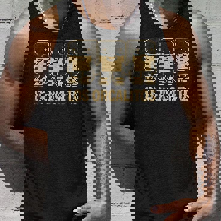 Los Orcalitos 面白いイタリアンブレインロットオルカレロオルカラミーム タンクトップ 彼への贈り物