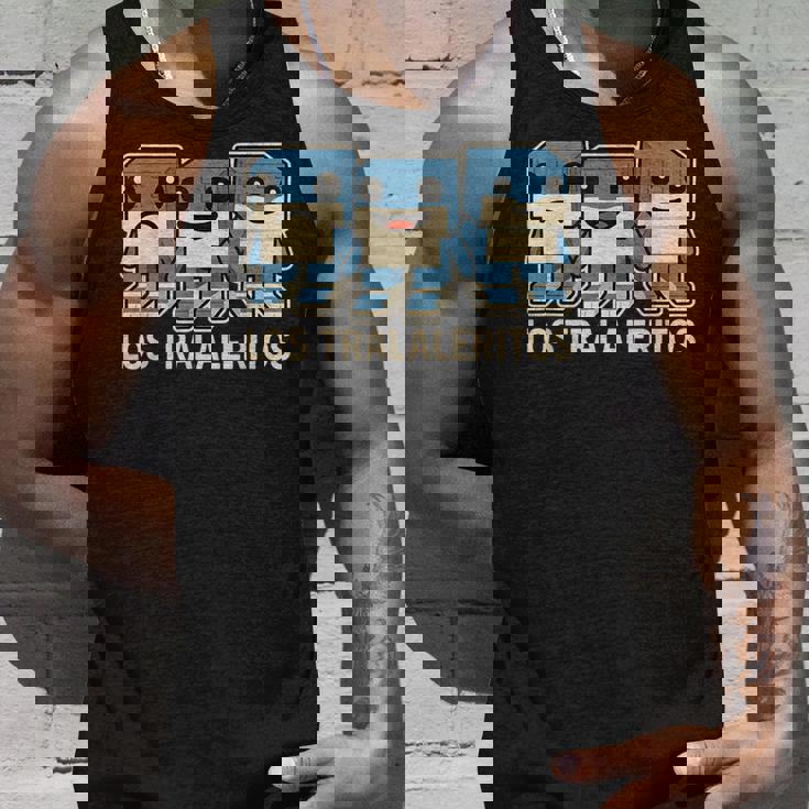 Los Traleritos Gen Alpha イタリアブレインロットゲームミーム タンクトップ 彼への贈り物